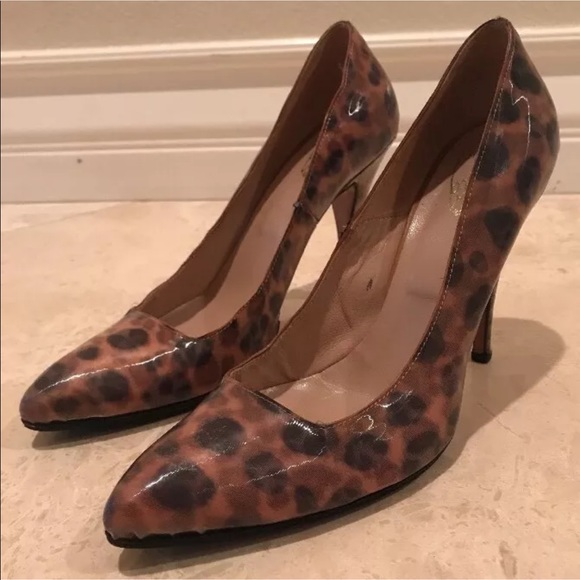 JUDARI MILANO 🐆Leopard Patent Leather Heels High End Designer ITALY VERY RARE!! - Picture 11 of 12